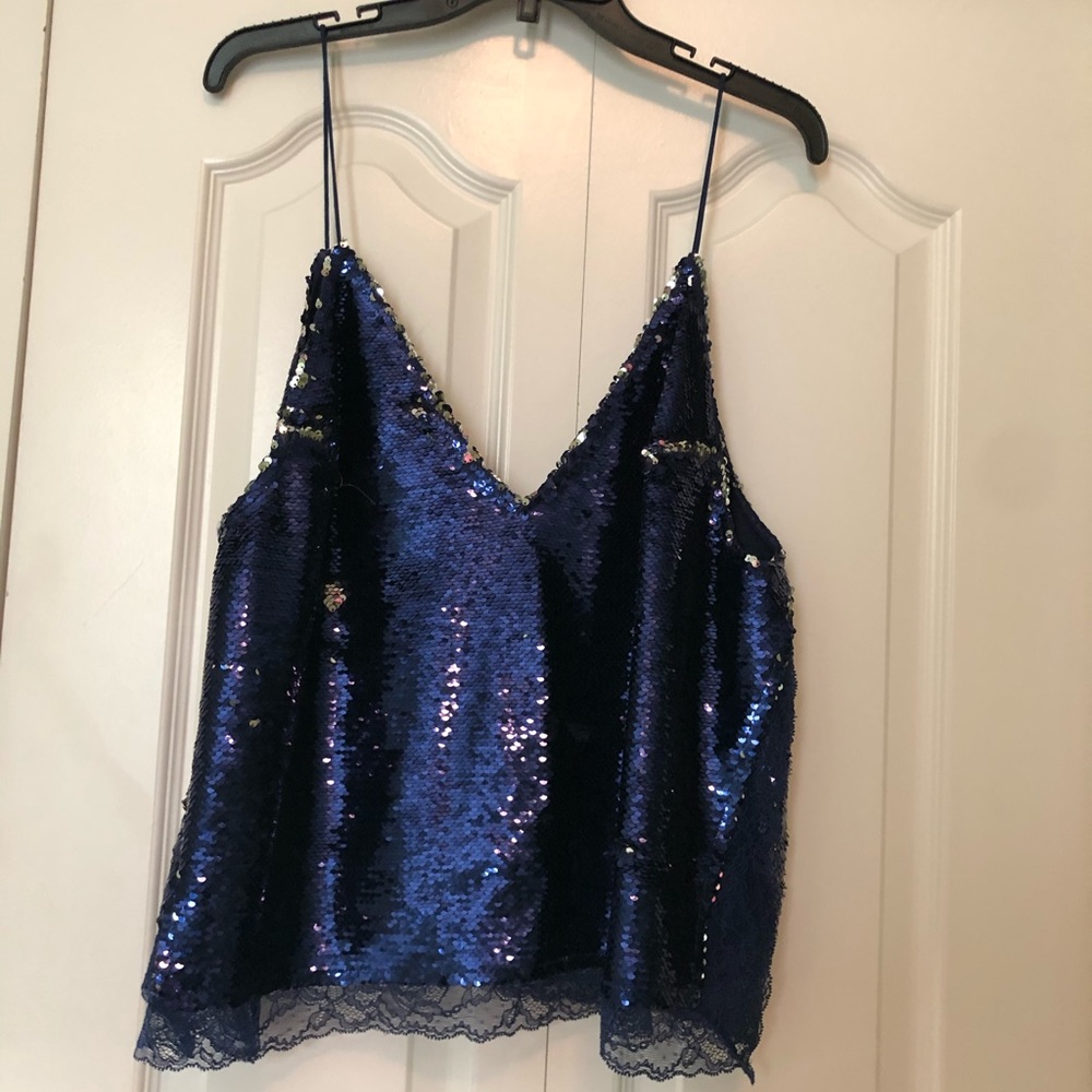 Free People sequin top
